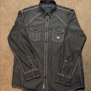 Men’s Buckle Roar Button Down Shirt